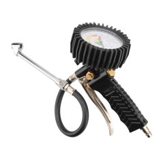 Pištol na hustenie pneumatík manometrom 63 mm, dlhou špičkou 14-716