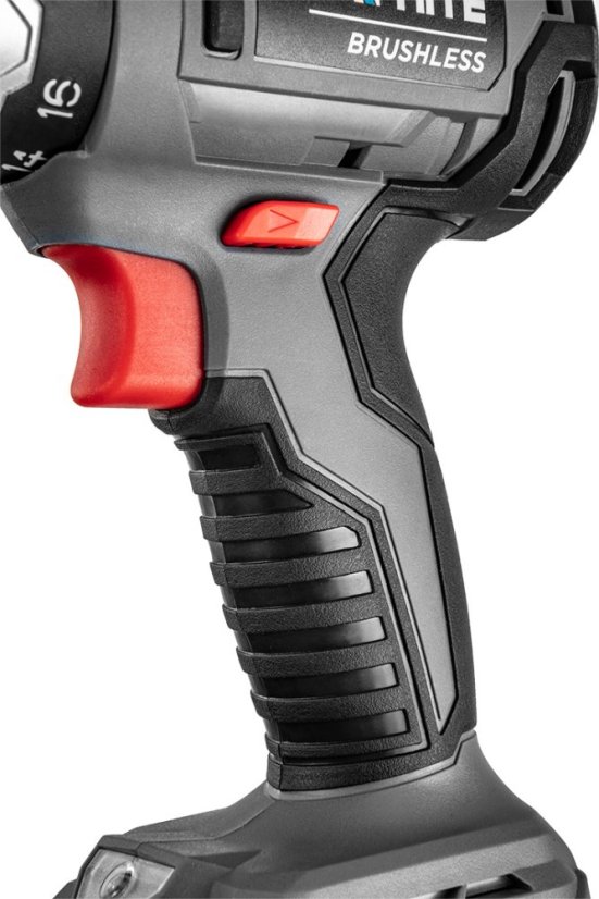 Akkumulátoros kefe nélküli fúrócsavarhúzó Energy+ 18V, Li-Ion, 13 mm, akkumulátor nélkül 58G019