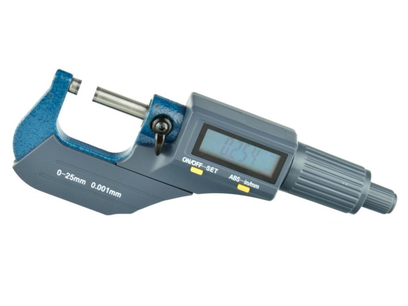 Elektronikus mikrométer 0–25 mm/0,001 mm G01487