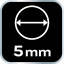 Furtun de presiune spiralat 5 x 8 mm, 15 m, PE 14-806-1