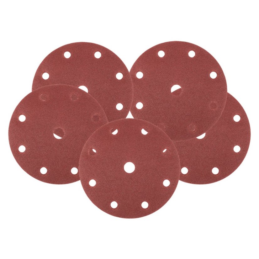Csiszolókorongok 150 mm, P120, 5 db, 9 lyukkal a 04-721 08-994-hez