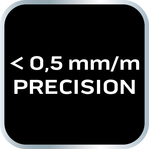 Alumínium vízmérték 40 cm, 2 vízmérték 71-061