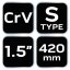 Cheie pentru țevi tip "S", 420 mm, 1,5" 02-421