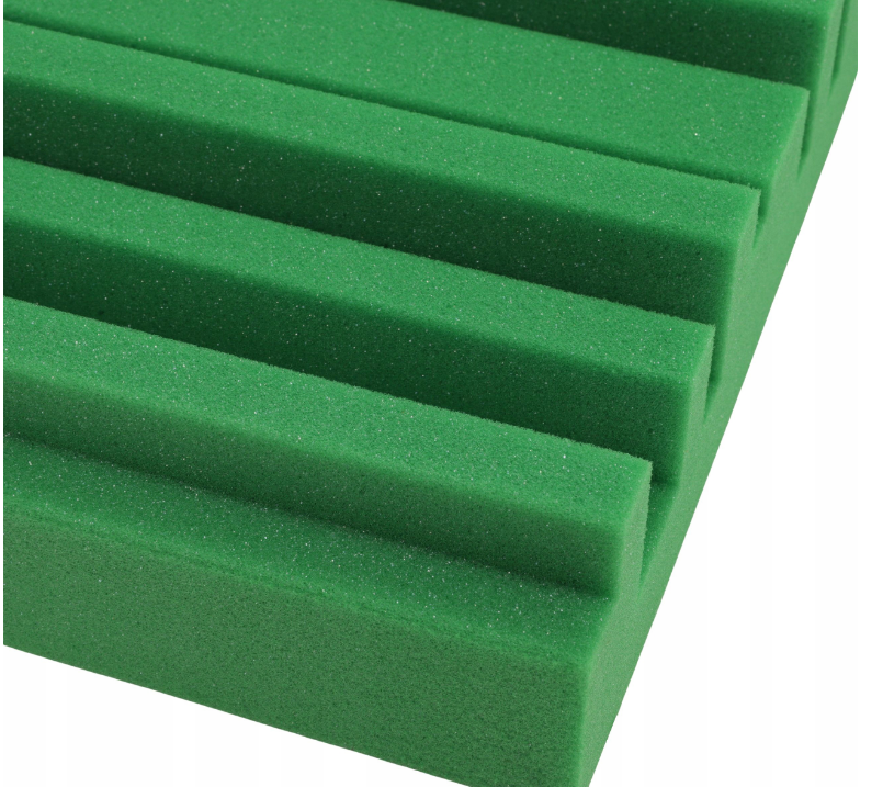 Akustický panel Equalizer 50x50cm, tloušťka 7cm, tmavě zelený