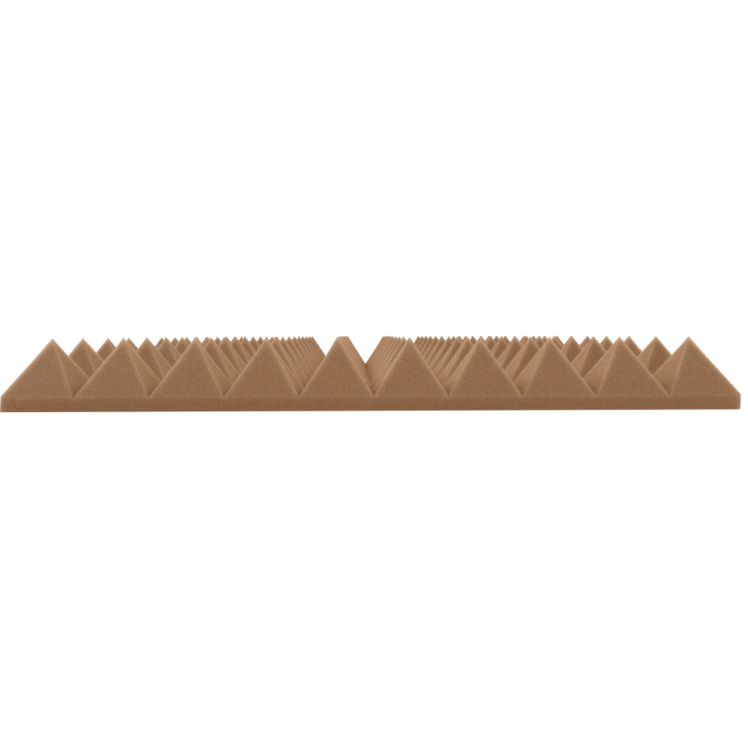 Akustikplatte - Pyramide 50x50x5cm braun