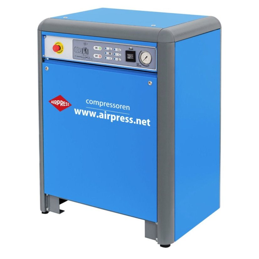 Csendes kétdugattyús kompresszor APZ 900+ 10 bar 7,5 LE/5,5 kW 400V 665 l/min 3 l - csillag-delta csatlakozás 34650-S