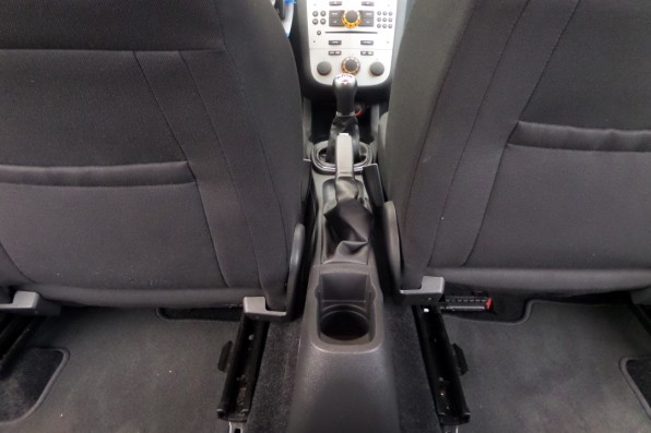 Armlehne Opel CORSA D, schwarz, Stoffbezug