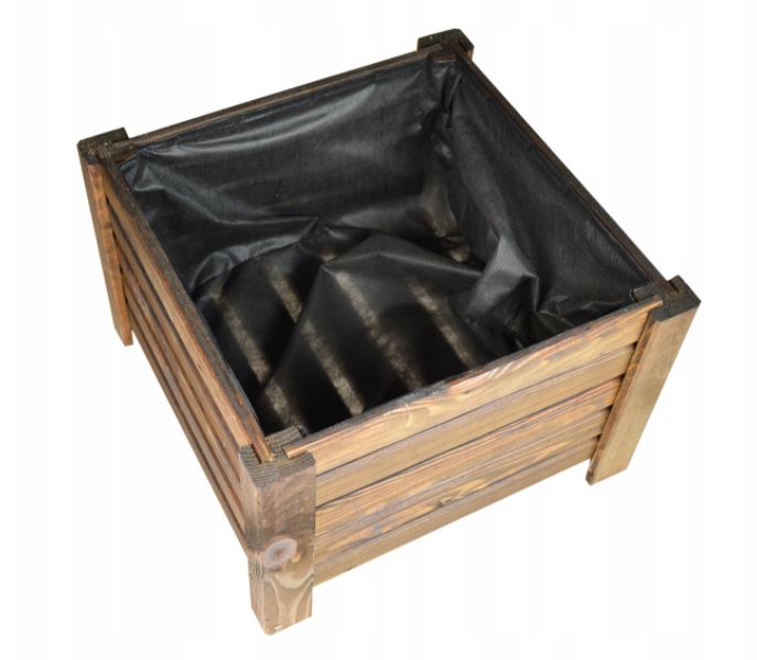 Ghiveci din lemn Maro 38x38x25cm