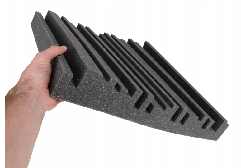 Akustický panel Equalizer 50x50cm, tloušťka 7cm, tmavě šedý