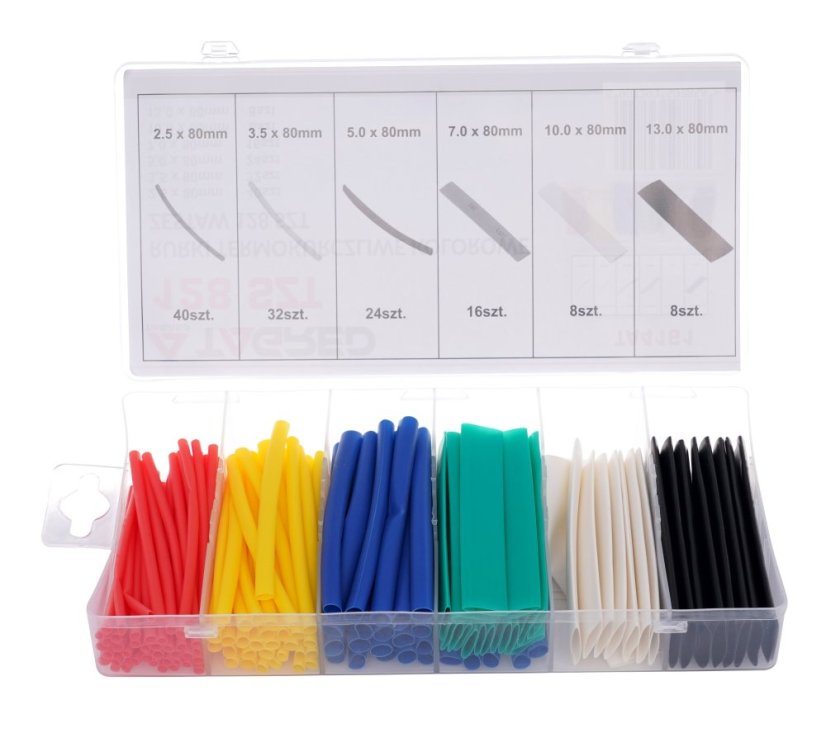 Zsugorcsövek készlete 2,5 - 13mm 128 db TA4161