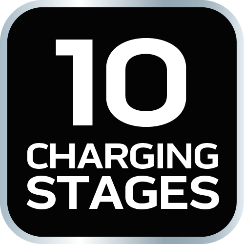 Automatikus egyenirányító 10A/160W, 3-200Ah, savas / AGM / GEL akkumulátorokhoz 11-893-1