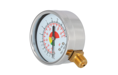 Barometru 1/4" 0-12 bar conexiune inferioară