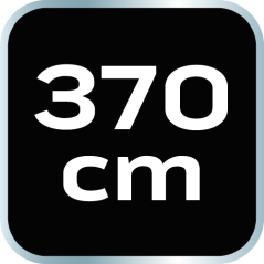 Laserová tyč se stativem 3.7 m 75-115