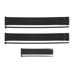 EXTREME schwarze Reißverschlüsse Satz mit 75 Stück. 01-672