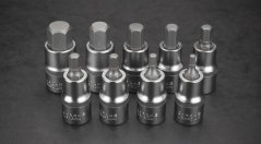 Komplet igel 1/2", imbus 55 mm, komplet 9 kosov 08-705