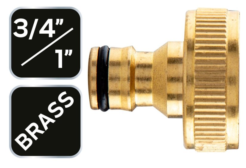 Anschluss für Wasserhahn 3/4"- 1", Messing 15-747