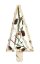 Dřevěný vánoční stromek 62cm TWIG