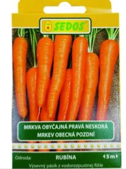 Sjetvena traka, kasna obična mrkva, 5m