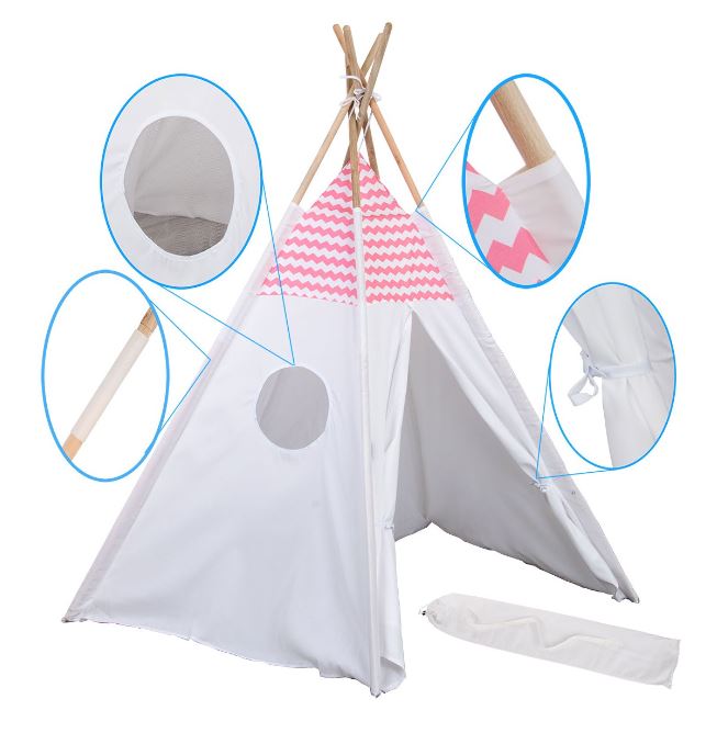 Gyerek sátor Teepe classic pink