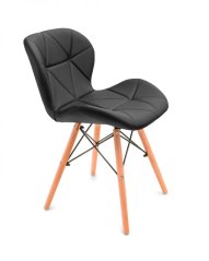 Scaun de sufragerie din piele Dark