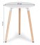 Kör asztal  ANELLO TRIPLE WHITE 60cm