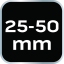 25-50 mm-es mikrométer 75-021