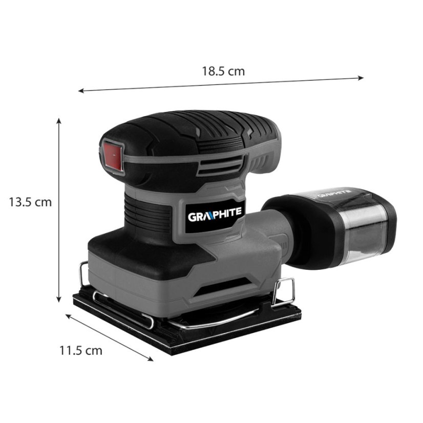 Orbitális csiszológép 240W, 110 x 100 mm-es alátét 59G322