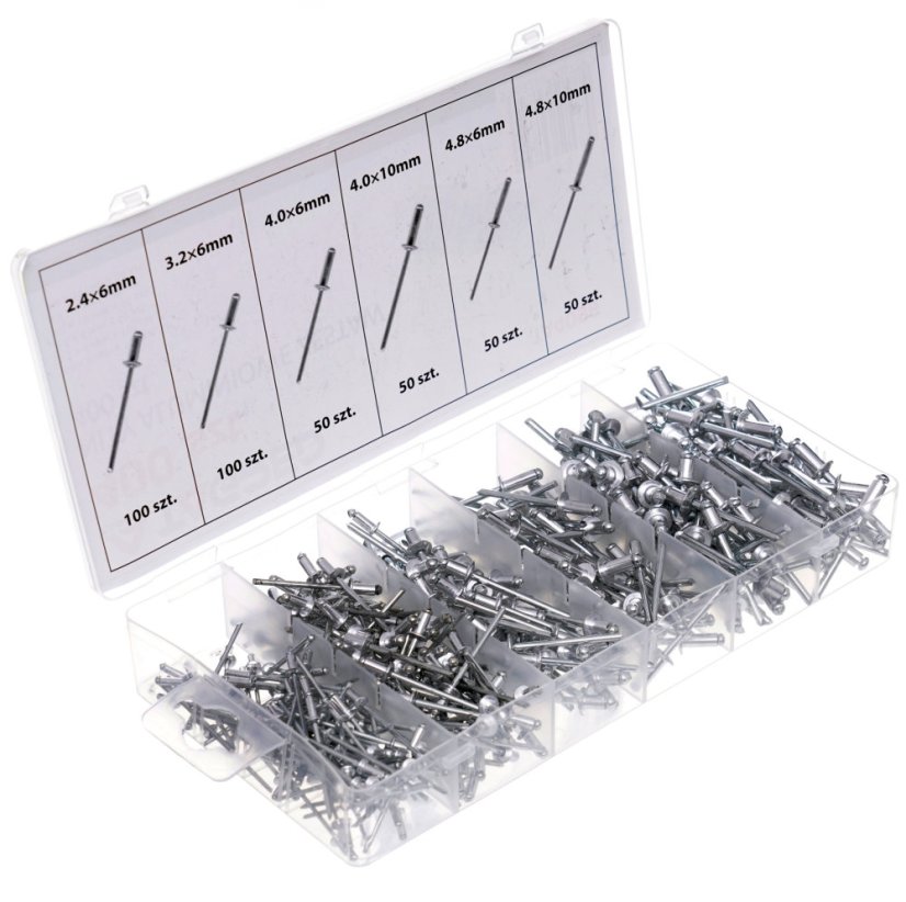 Alumínium szegecsek 2,4/3,2/4,0/4,8mm TA4096