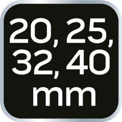 Műanyag csőhegesztő, 650 W, 4 méret 21-001