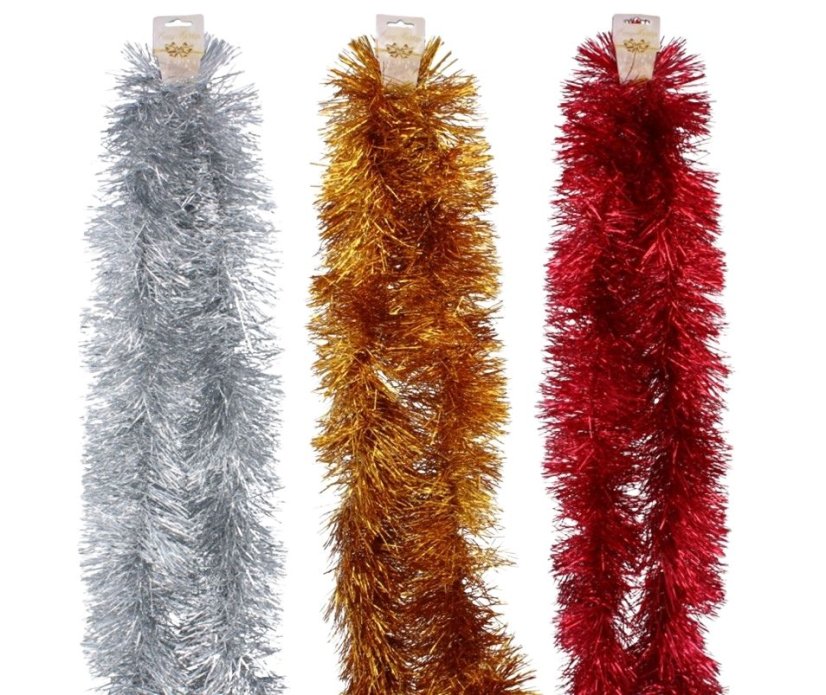 Vánoční girlanda hrubá 2m RED