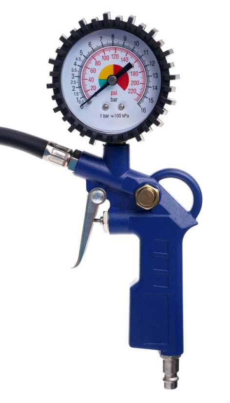 Reifenfüllpistole mit Manometer TA101