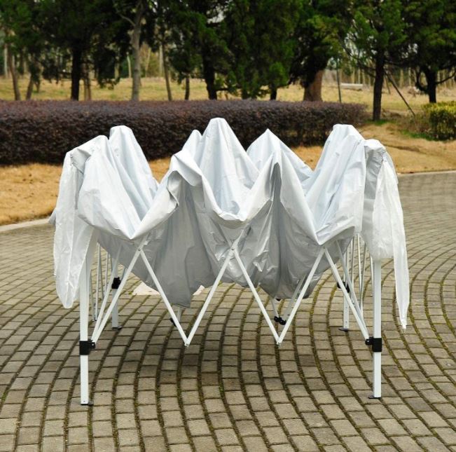 Kerti pavilon 3x3m összecsukható White