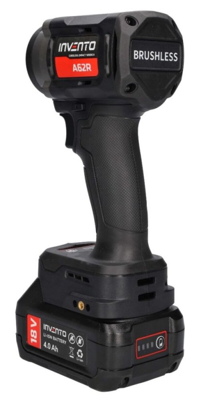 Akumulatorski udarni ključ 18 V 680 Nm + 2x4,0 Ah baterije A62R 1/2"