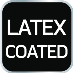 Munkakesztyű, pamut, poliészter latex bevonattal, 2143X, 8-as méret 97-640-8