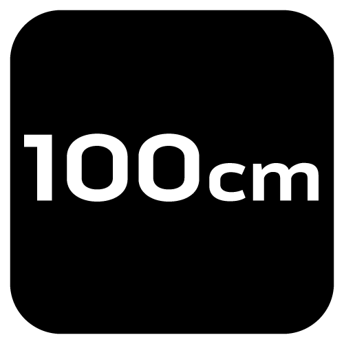 Aluminium-Wasserwaage S 400, 3 Wasserwaagen, 2 Griffe, 100 cm 71-144