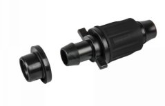 Cuplaj QJ pentru furtun de picurare PE 16 mm, dop de furtun FLAT cu etanșare