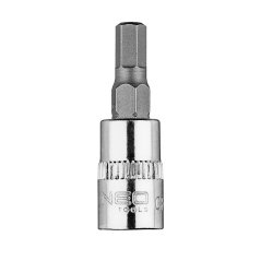 Šestkotnik H5 na 1/4" nastavku, kratek, 37 mm 10-312