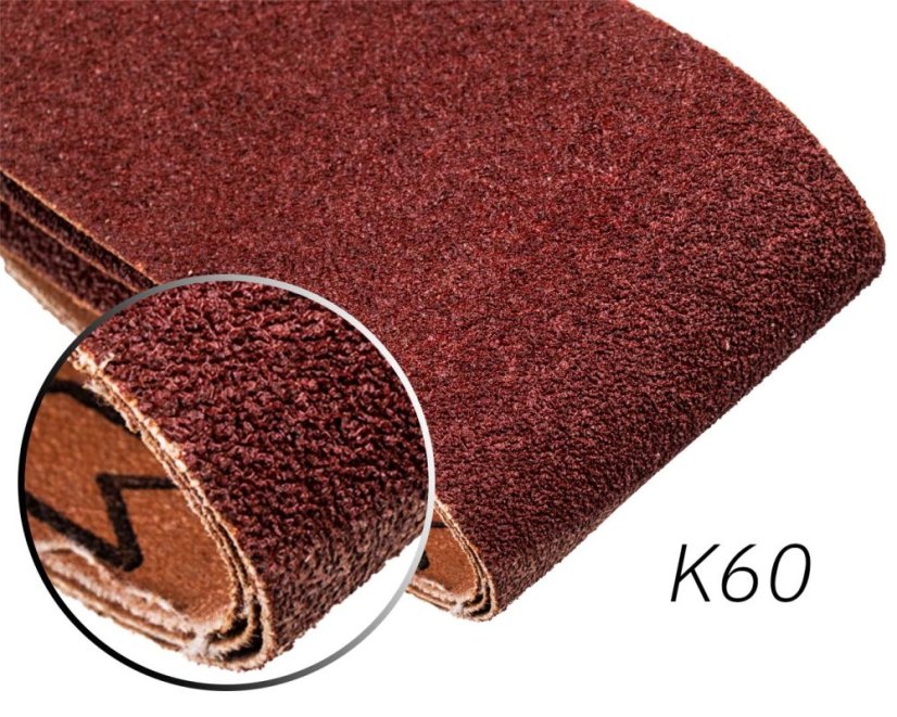 Csiszolószalag 75x533 mm, K60, 3db 55H798