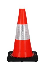 Közlekedési bója rugalmas PVC - Visszaverődő 30cm