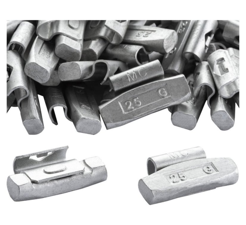 Gewichte aus Gewindestahl - FE ALU - 25G/ 100Stk