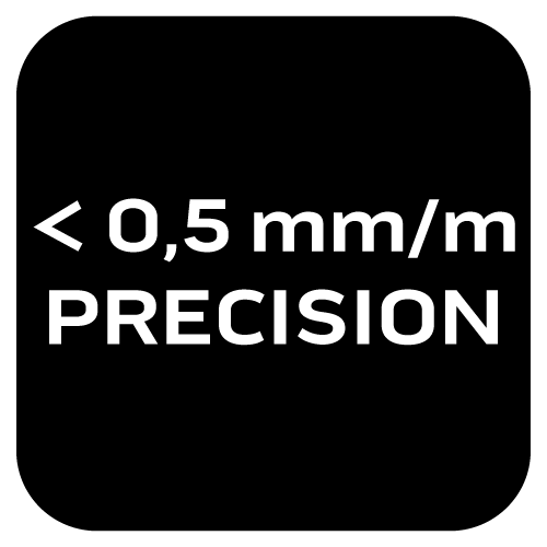 Aluminium-Wasserwaage S 400, 3 Wasserwaagen, 2 Griffe, 100 cm 71-144