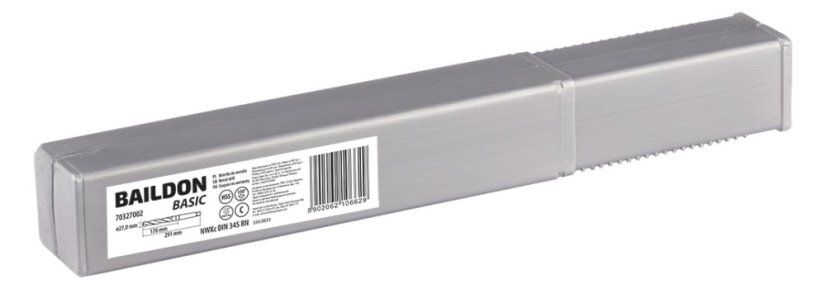 Baildon BASIC fúrószár DIN 345 RN NWKc 27 mm, HSS (S), 291-170 mm 70327002