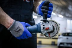 Filcni disk za poliranje kovin, v obliki pahljače, lamelast 125x22,2 mm TA1070