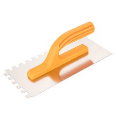 Nazubljena zidarska lopatica, 10 x 10 x 10 mm, 280 x 130 mm 13A290