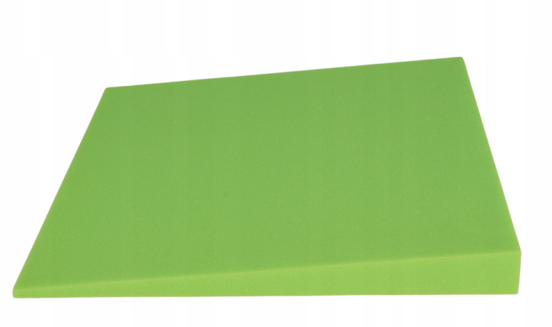 Akustický panel 3D zkosený 50x50cm, tloušťka 5cm, světle zelený