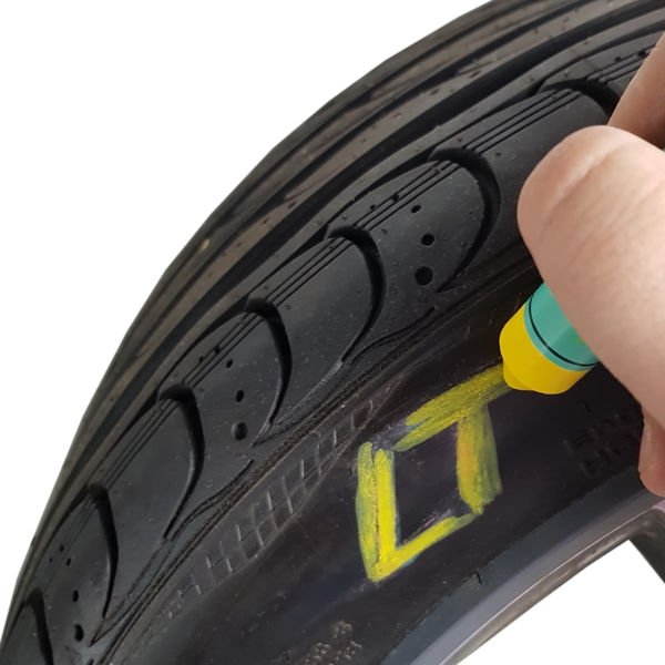 Gumijelölő kréta sárga 1 darab