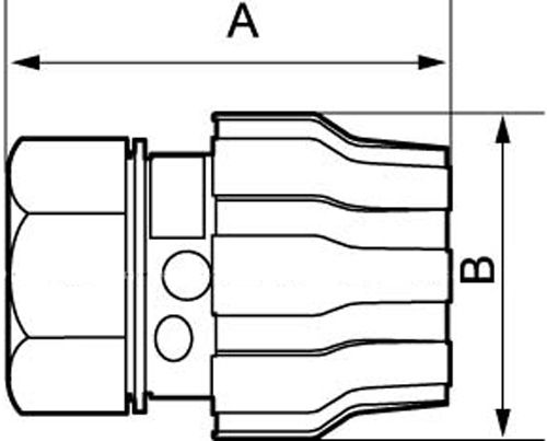 Aluminijski čep fi 63 mm 9PPSBO63