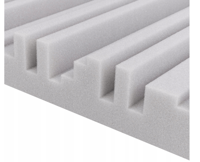 Akustický panel Equalizer 50x50cm, tloušťka 7cm, světle šedý