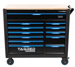 PERFORMANȚĂ Cărucior de atelier Jumbo XXL cu 12 sertare, 501buc TA191