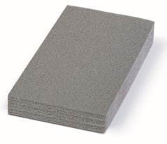 Habszivacs párna szürke 28,5x15,5x3cm